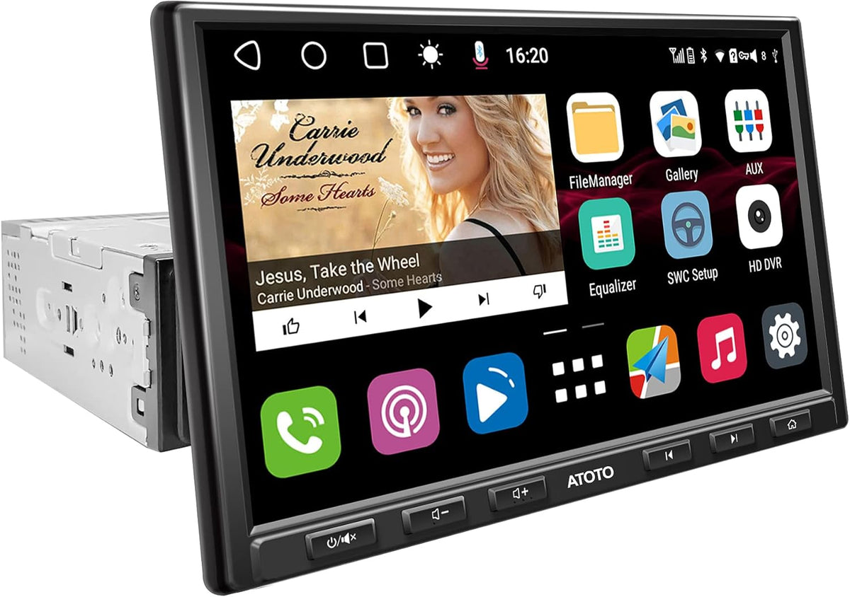 10.1inch QLED Display in-Dash Video Receiver with Wireless Carplay & Android Auto R636