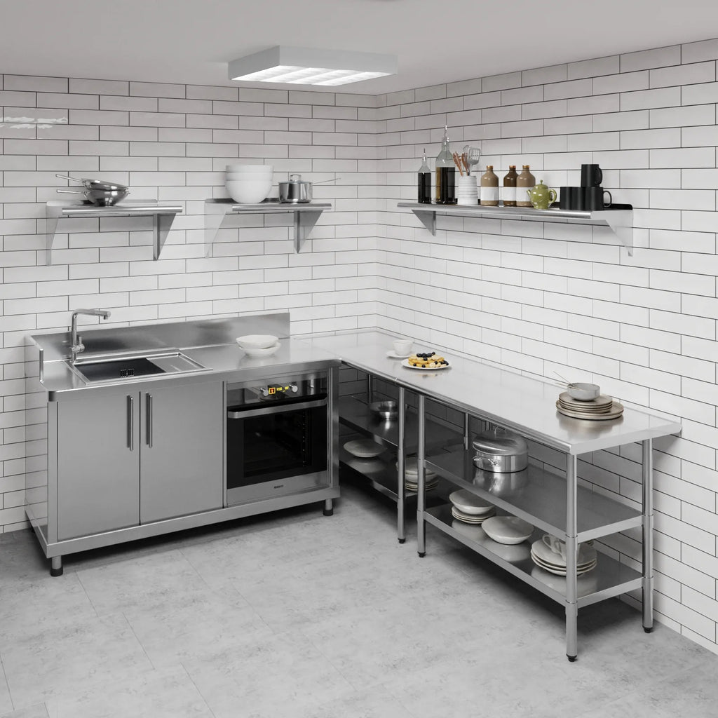 Stainless Steel Wall Shelf S8174