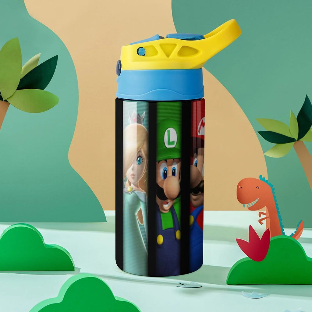 Insulated Stainless Steel Water Bottle With Straw Y374