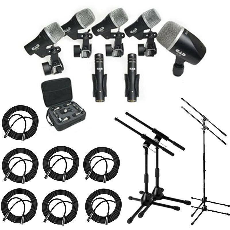 7-Piece Drum Mic Pack with Vinyl Carrying U139430