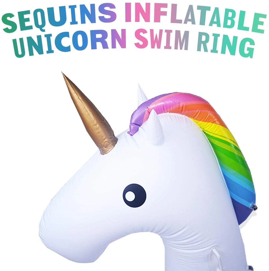 Inflatable Unicorn Pool Float E76105
