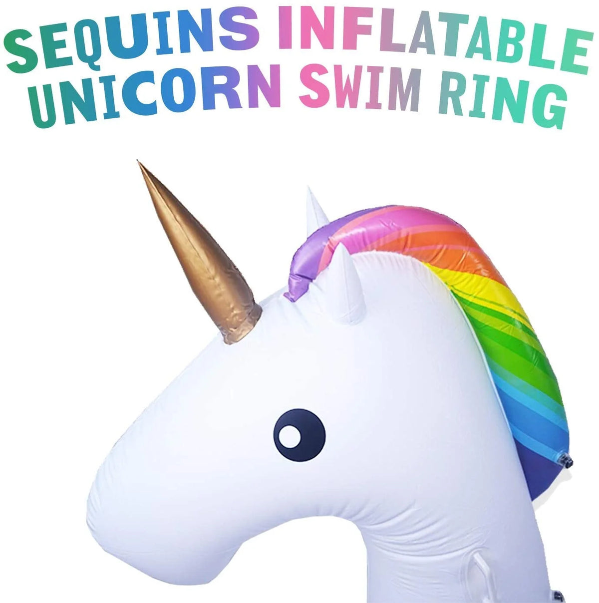 Inflatable Unicorn Pool Float E76105
