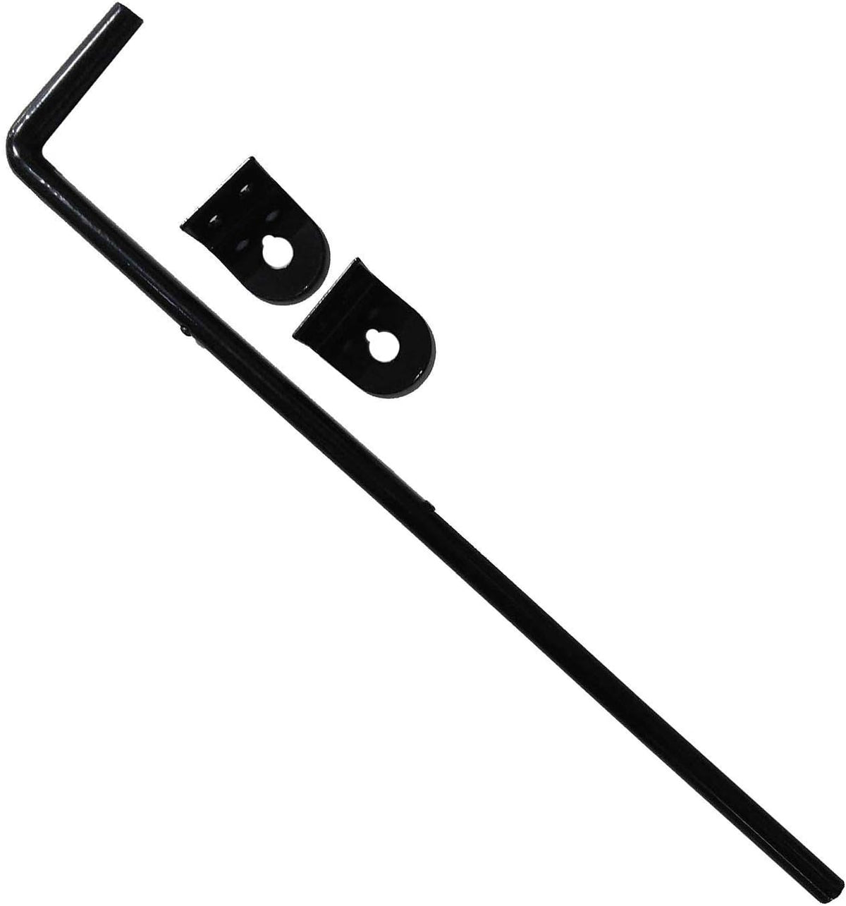 Black Cane Bolt 18 x 1/2 Steel Pack of 2 T281