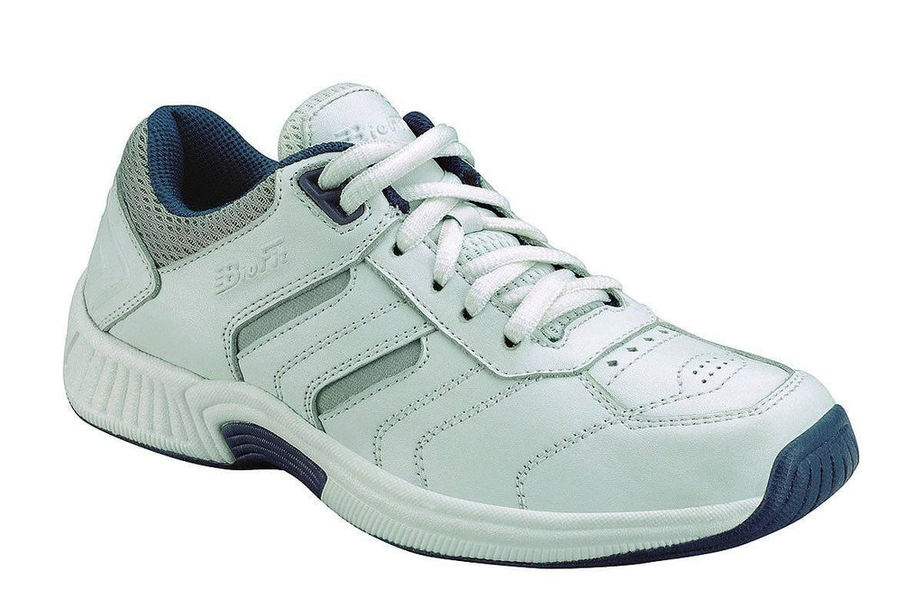 White Leather 7.5 W Orthofeet Shoes L385127