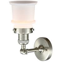 1 Light LED Sconce Brushed Satin Nickel V374