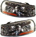 Saturn L300 Headlight 2004 2005 Pair Driver and Passenger Side M5476