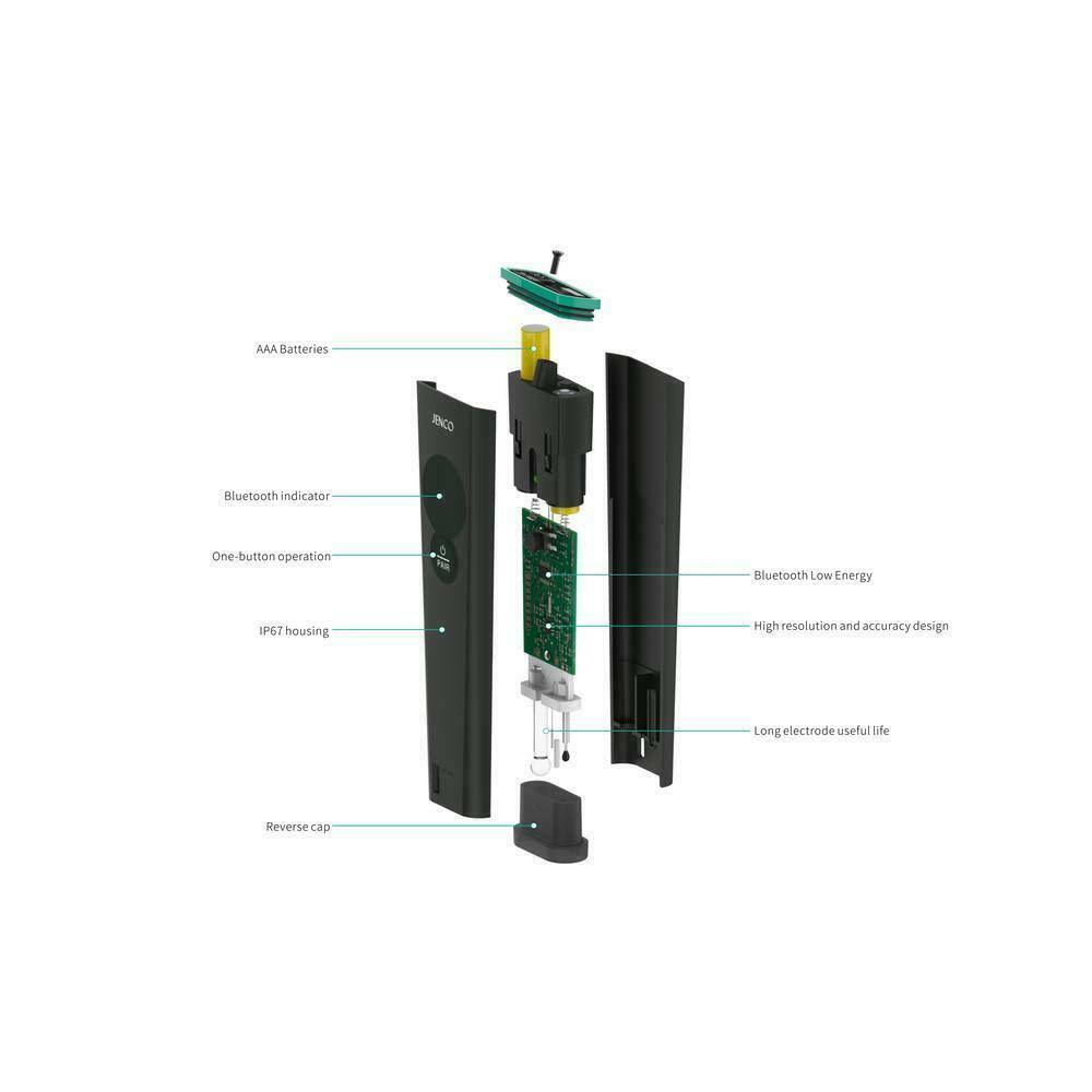 Waterproof Bluetooth Conductivity/Salinity/TDS and Temperature Tester F847