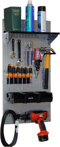 Pegboard Organizer with Black Accessories Pack of 2 V42832