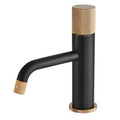 Golden Black Single Hole Bathroom Faucet K4296