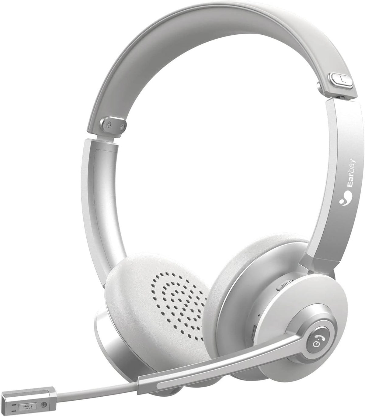Wireless Bluetooth Headset with Mic, Noise Canceling, 28H Talk Time, Pack of 2 O49229