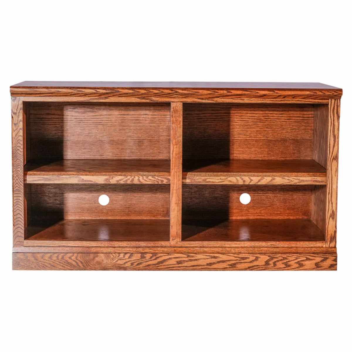 Mission TV Cart with Open Shelves Natural Alder, 72 in. M494720