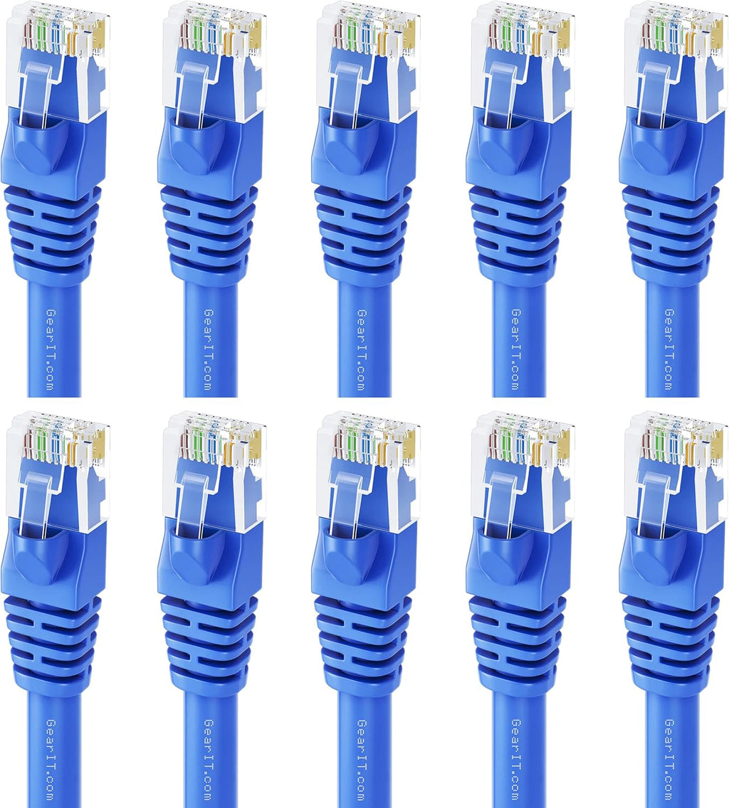 Cat 6 Ethernet Cable 5 ft (24-Pack) Blue K5078