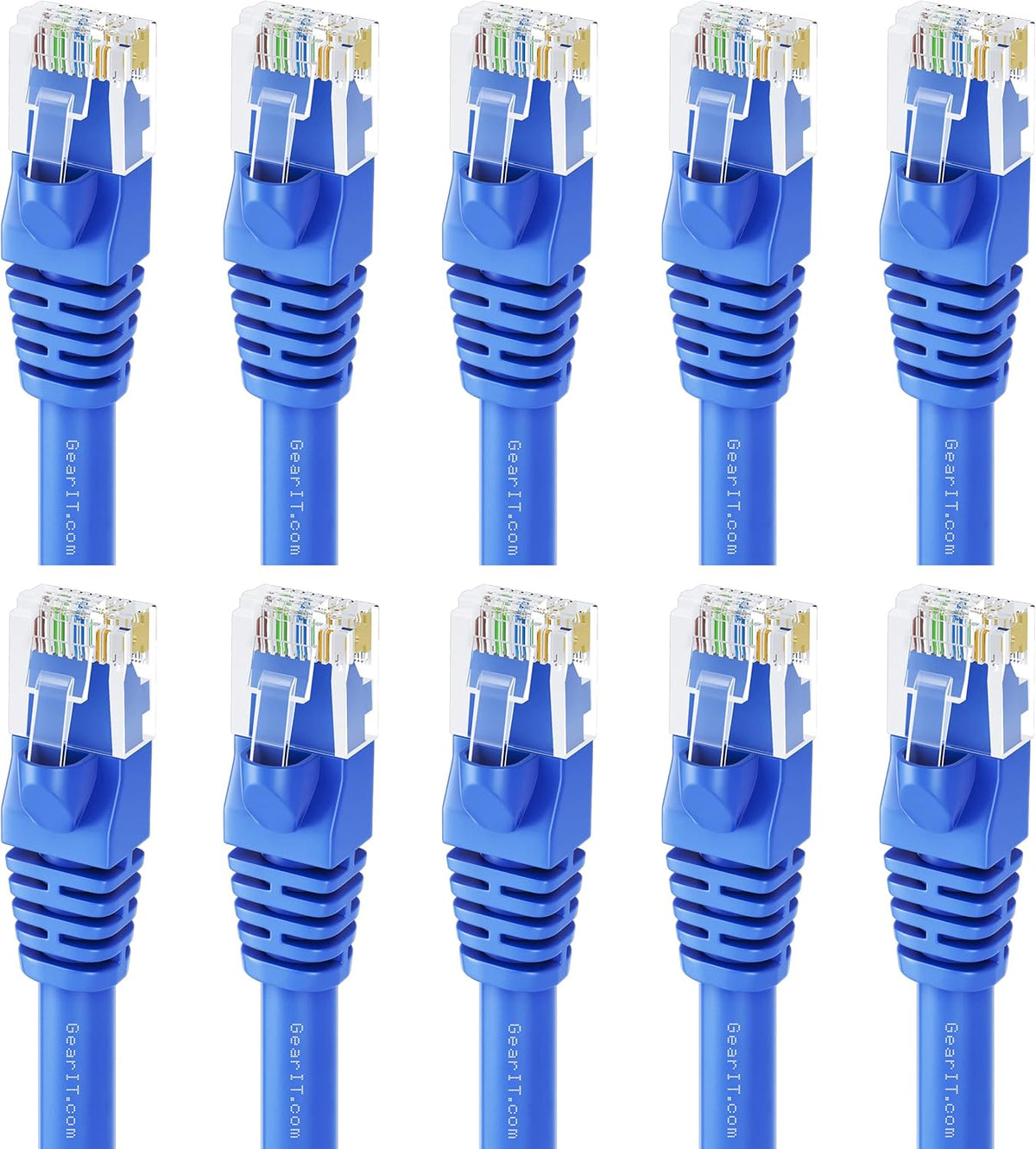 Cat 6 Ethernet Cable 5 ft (24-Pack) Blue K5078