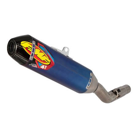 Blue Anodized Titanium Silencer with Carbon End Cap S956338