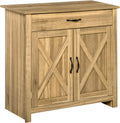 White Wash Farmhouse Sideboard Buffet Cabinet M71969