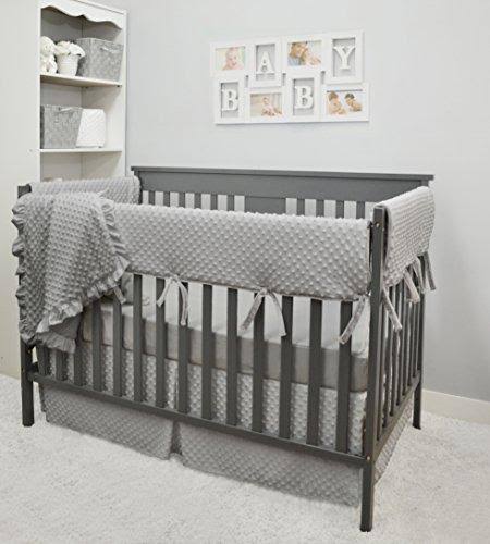 6 Piece Blue Crib Bedding Set W1442