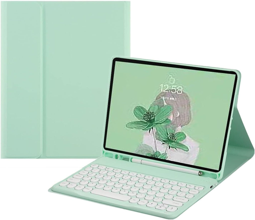 Pink Wireless Detachable Keyboard Case with Pencil Holder for iPad Pro 12.9 inch E311