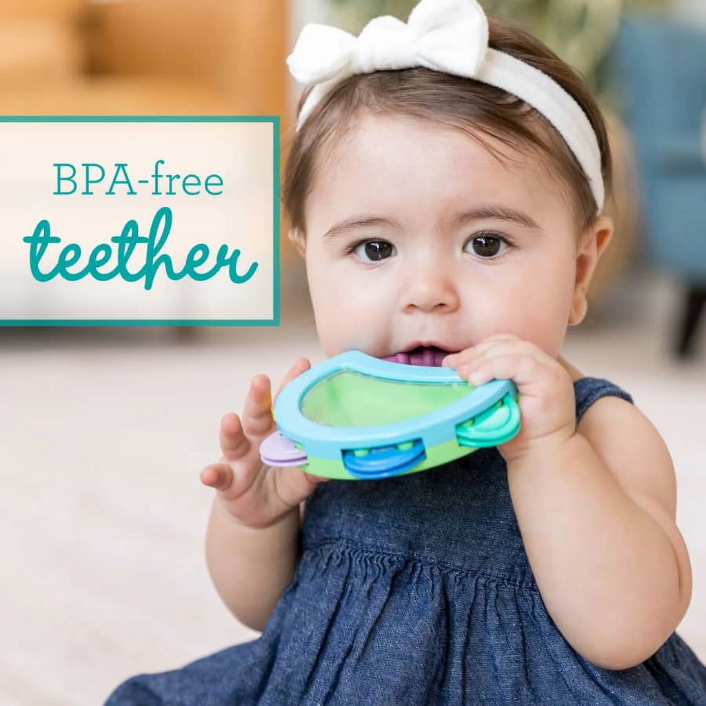 4-Piece Multicolor Teether and Rattle Set B40869