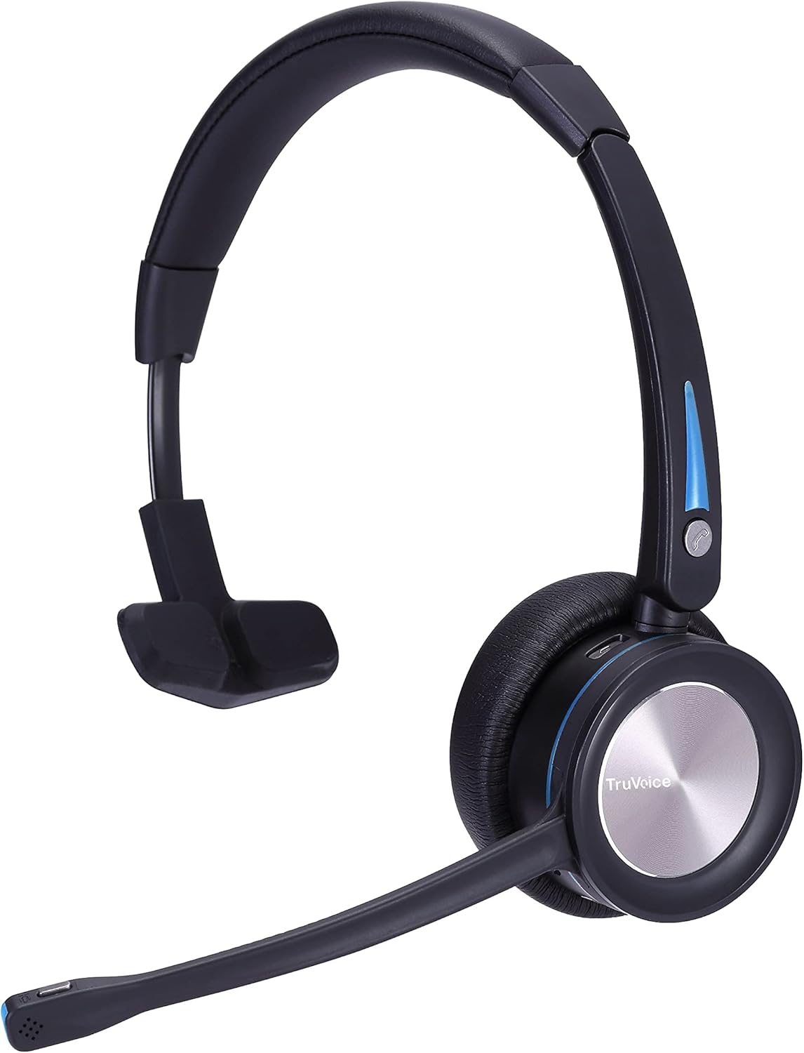 Wireless Bluetooth Headset with Noise Canceling Microphone, HD Speakers and Separate Charging Base, Pack of 2 E678928