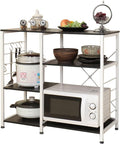 Black Kitchen Baker's Rack Storage Cart, Pack of 2 U68863
