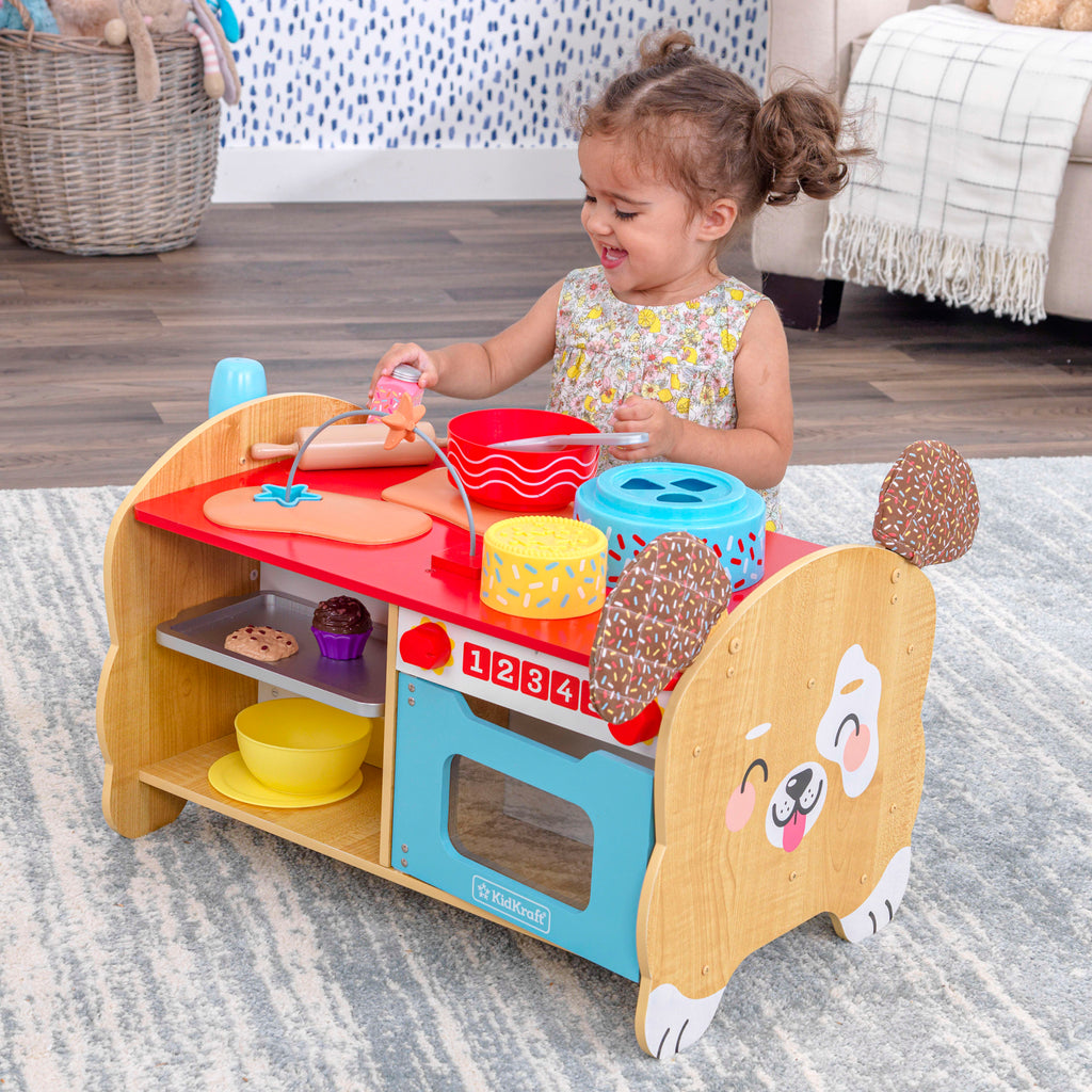 Wooden Toddler Activity Center with 20 Accessories C630444