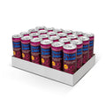 Hibiscus Sparkling Water Stress Relief Beverage (24 Pack of 8.5 Oz) W2618