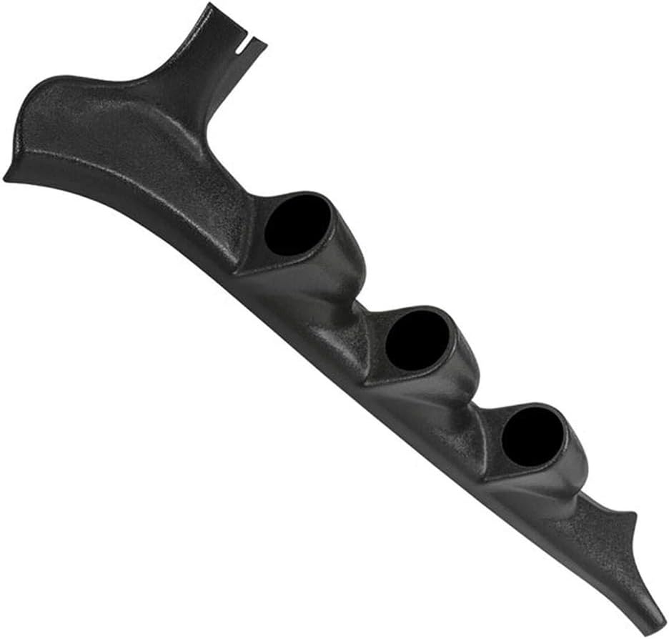 Black Triple Pillar Gauge Pod ABS Plastic 2-1/16" (52mm) Pack of 2 H6995
