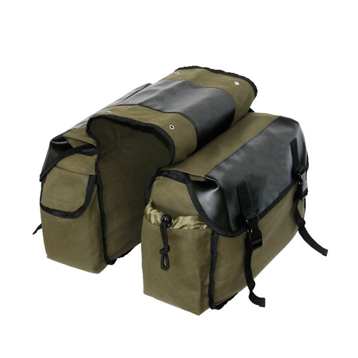 Waterproof Canvas Motorbike Saddle Bag D744