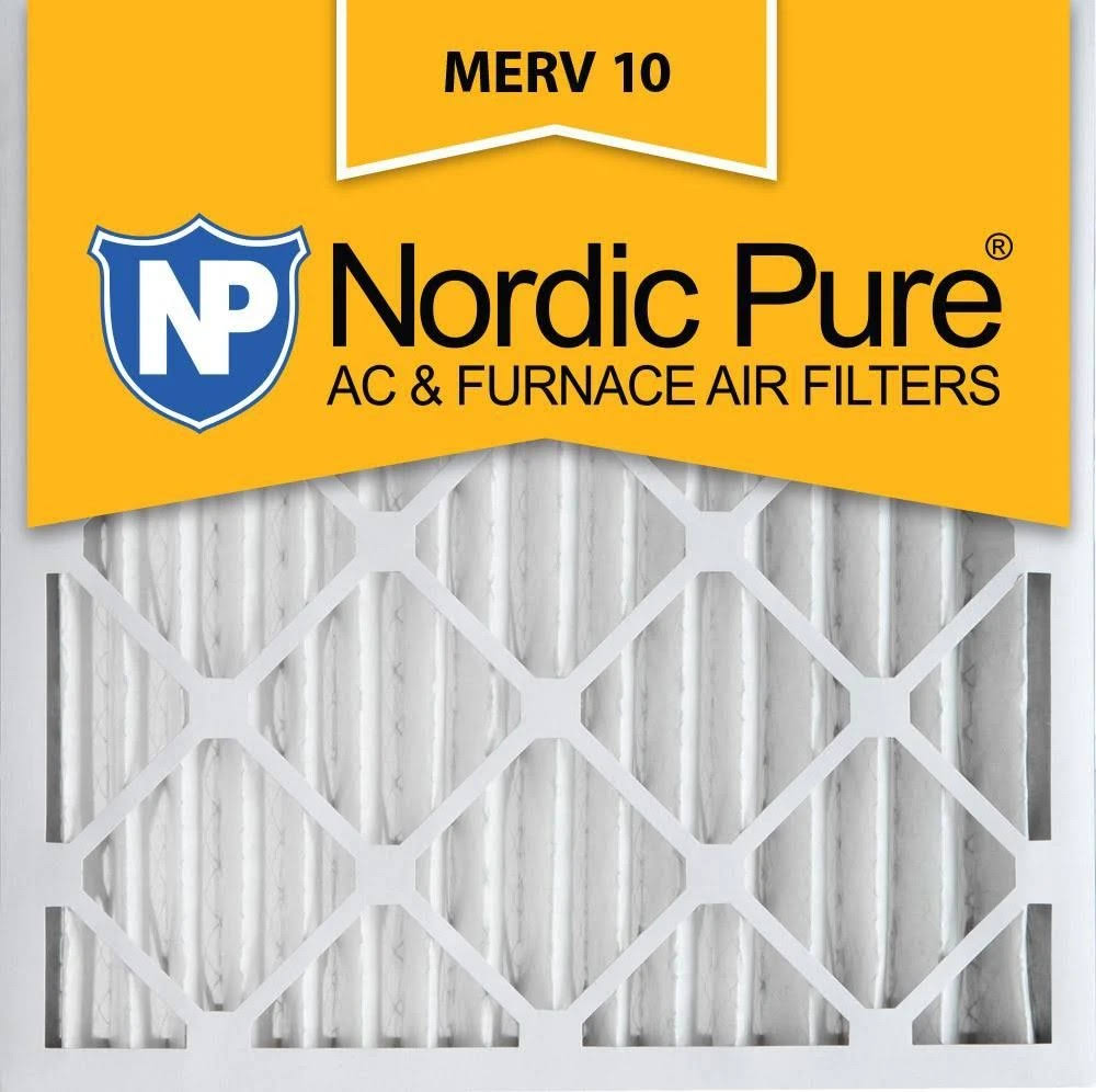 12 Pc Pleated MERV 10 AC Furnace Filters J104