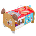 Wooden Toddler Activity Center with 20 Accessories C630444