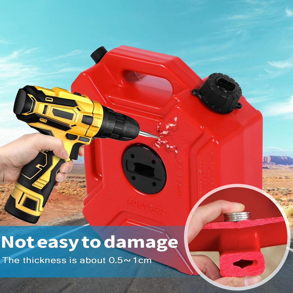 Red Poly Gas Can 5L Pack of 2 O477278