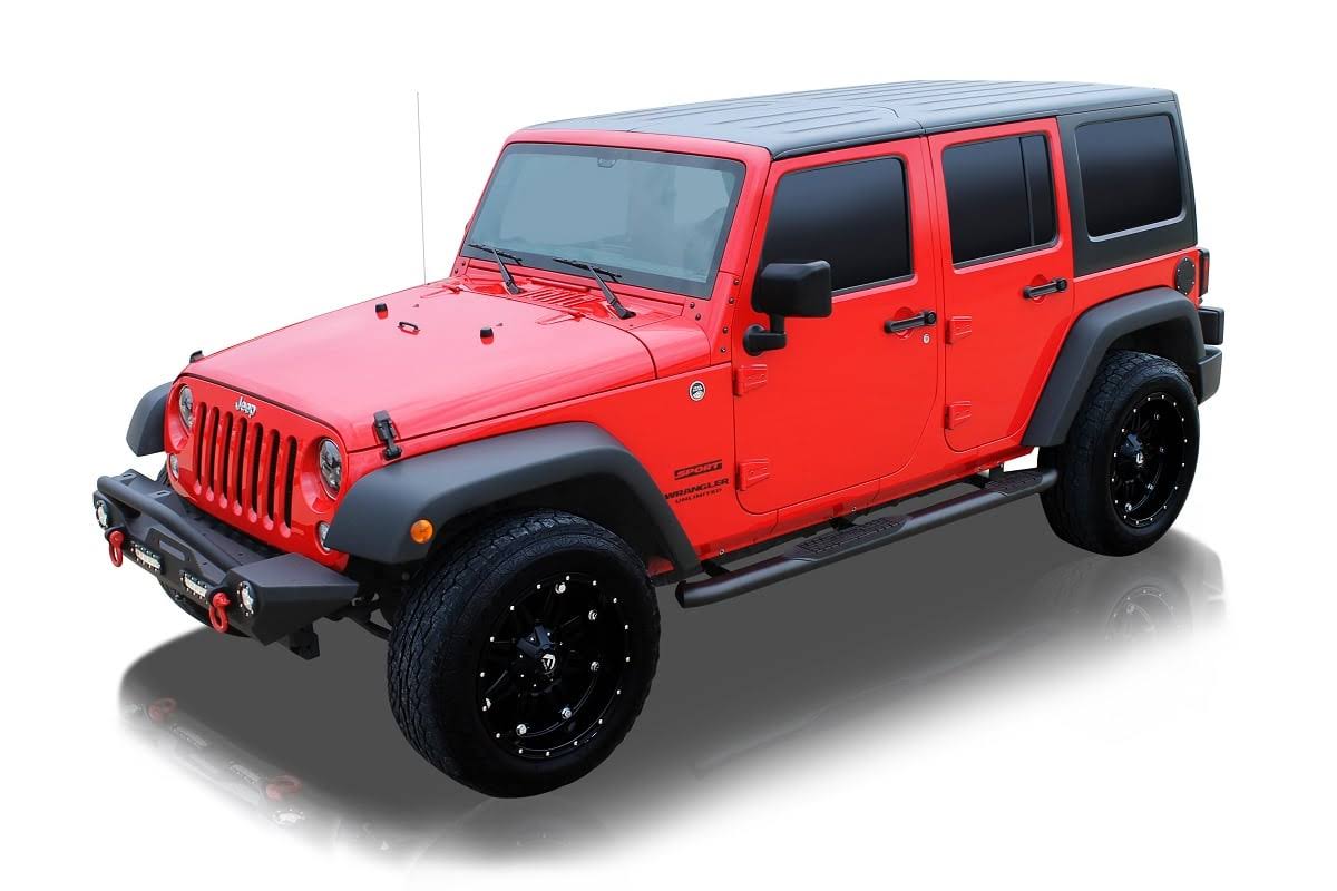 Black Oval Step Bars F954