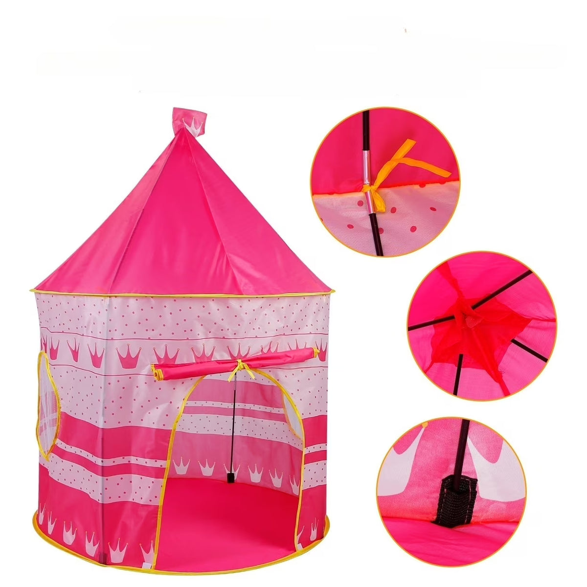 Kids Play Tent Pop Up Castle with Carry Bag J70123
