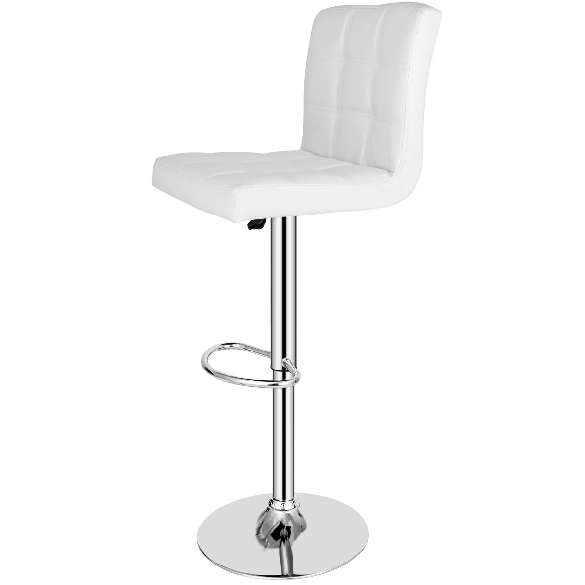 Set of Two Height Adjustable Armless Swivel Bar Stools X7581