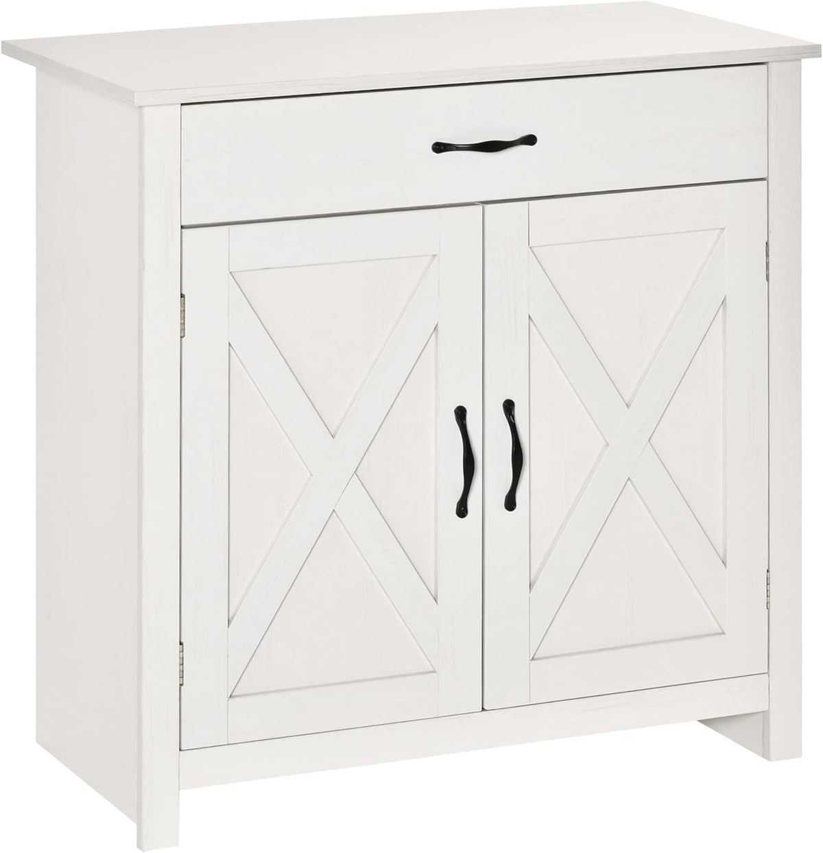 White Wash Farmhouse Sideboard Buffet Cabinet M71969