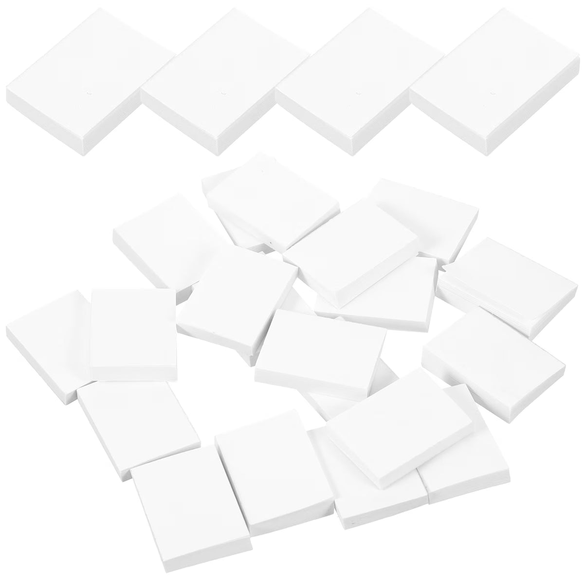 20pcs Doll House Mini Books Blank Paintable Models Prop M631936