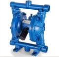 Cast Iron Pneumatic Double Diaphragm Pump 12GPM 1/2 Inlet Outlet 115psi X848