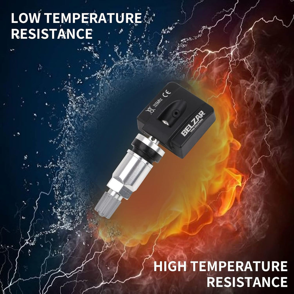TPMS Preprogrammed 315MHz Tire Pressure Sensors 4 Pack E675