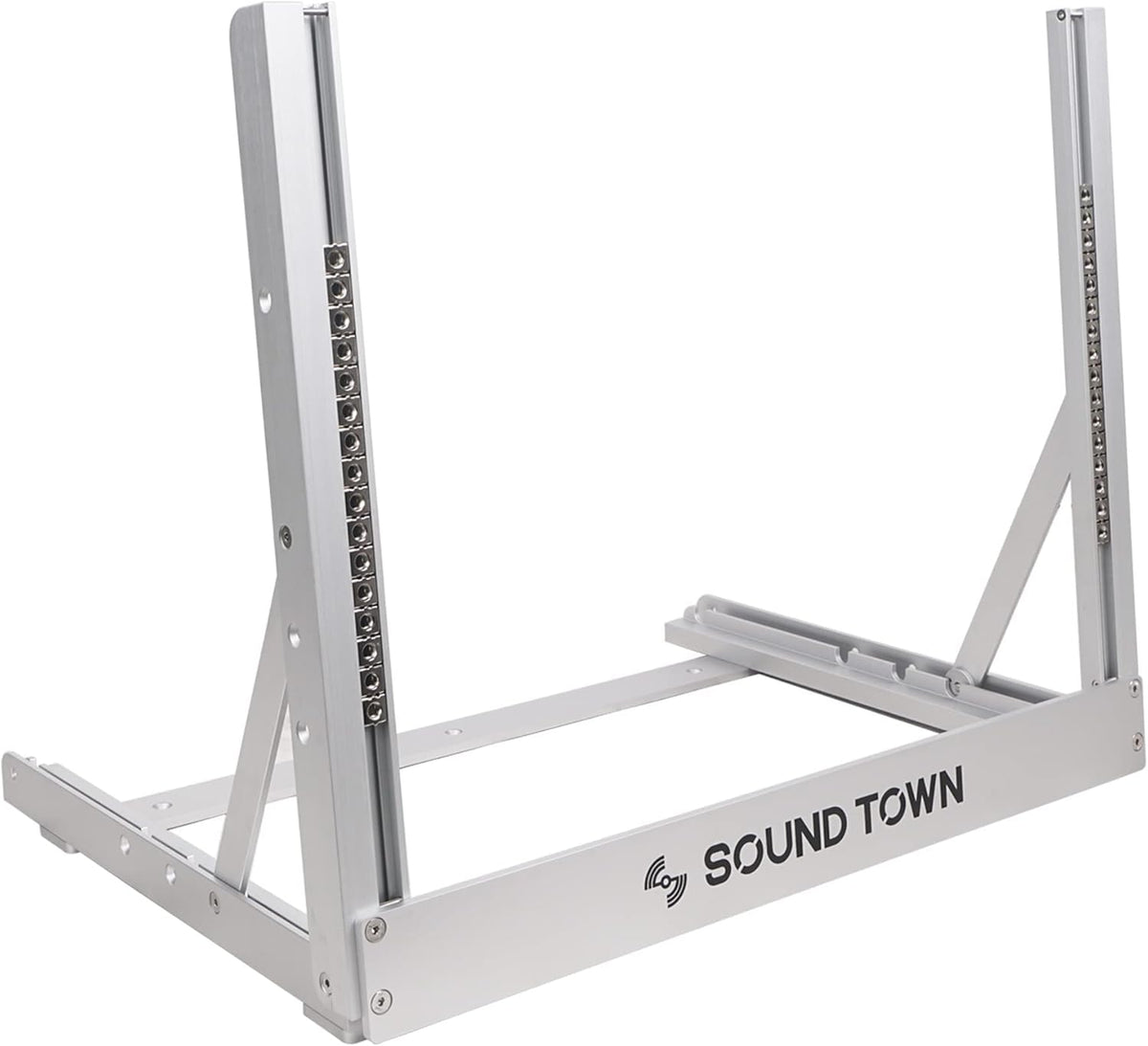 Aluminum 2-Post Desktop Open-Frame Rack E92380