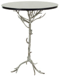Silver / Black Accent Table X819