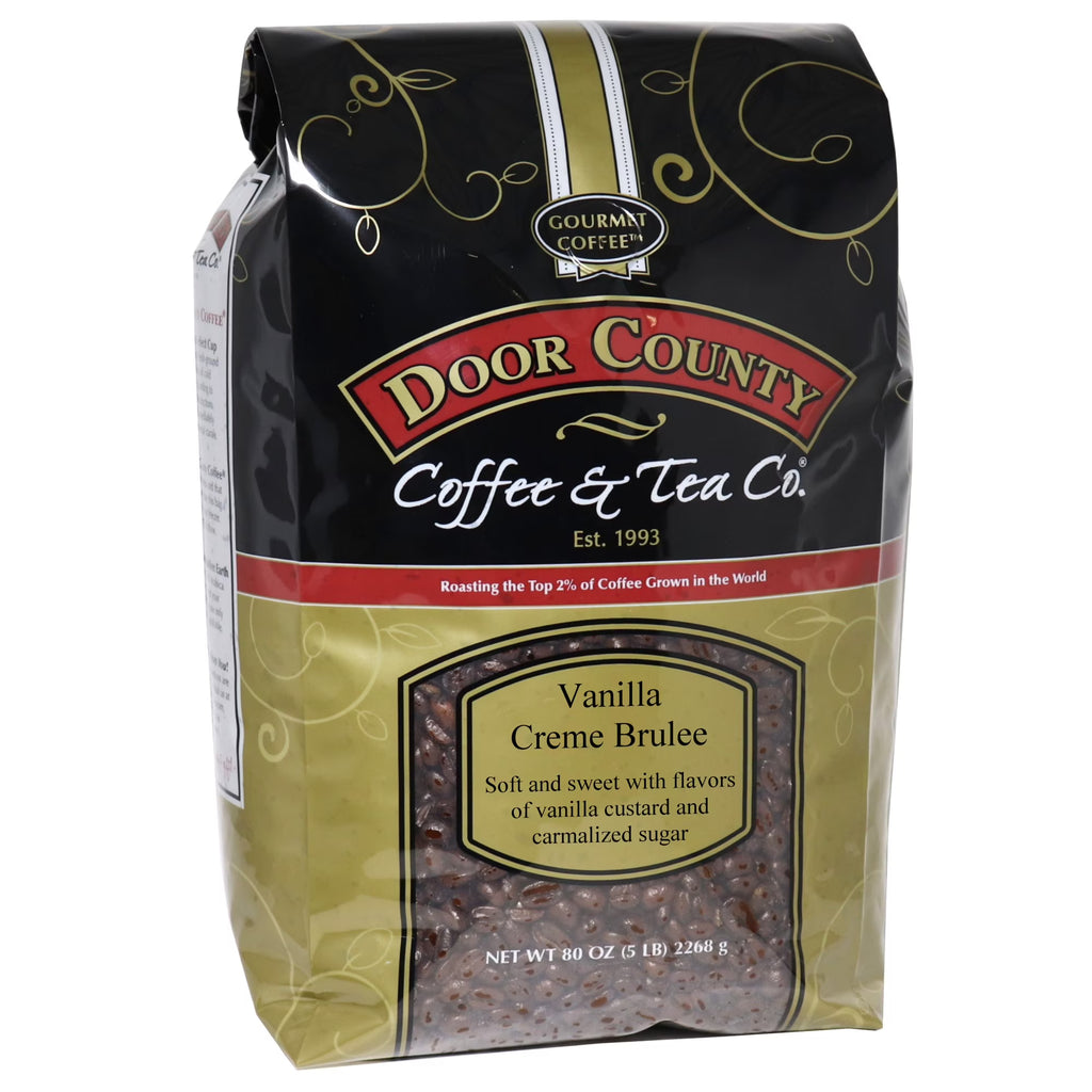 Vanilla Creme Brulee Whole Bean Arabica Coffee, 5 LB T166460