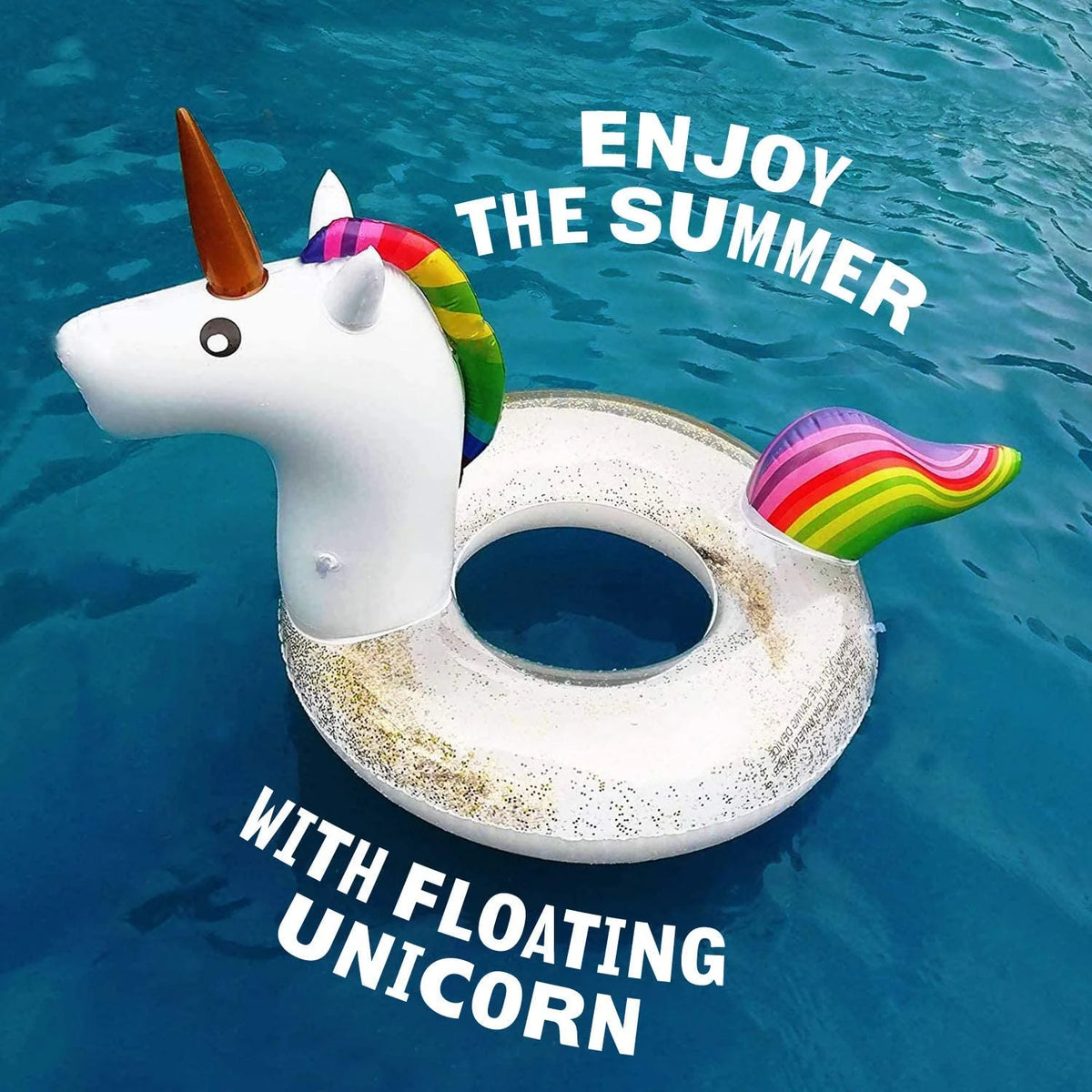 Inflatable Unicorn Pool Float E76105