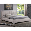 Light Beige Queen-size Bed Z46879