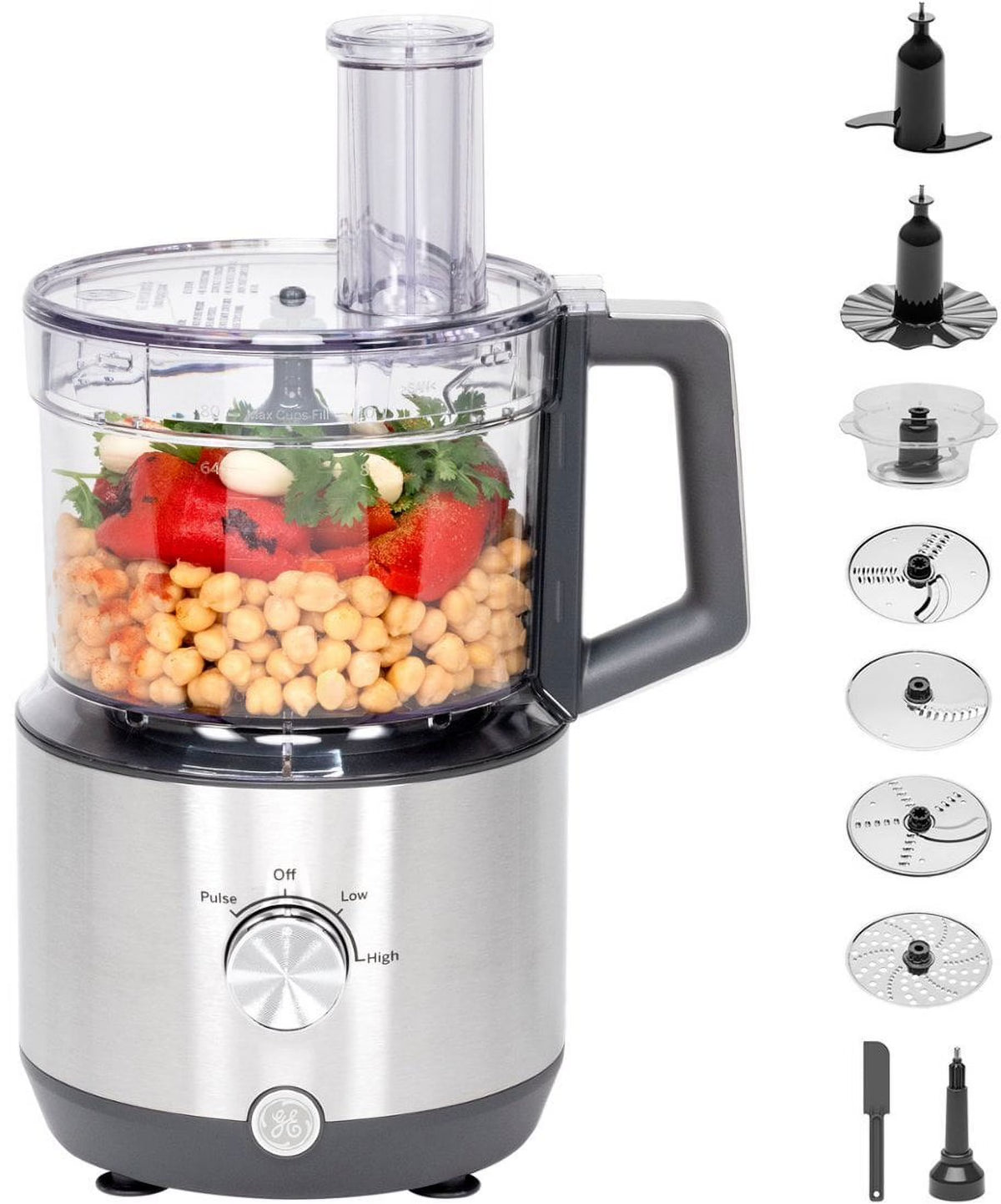 Stainless Steel 12-Cup Food Processor L703