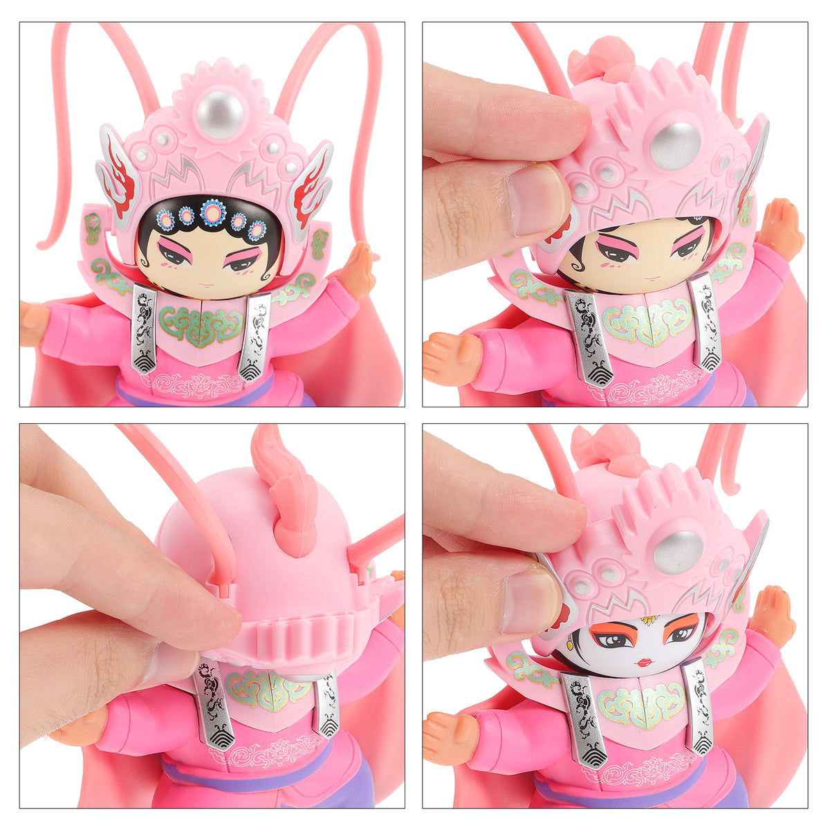 Cars Cake Decorations Sichuan Opera Face Doll Miniature Souvenir Japandi Christmas Ornaments Antique Chinese Dolls Child J796387
