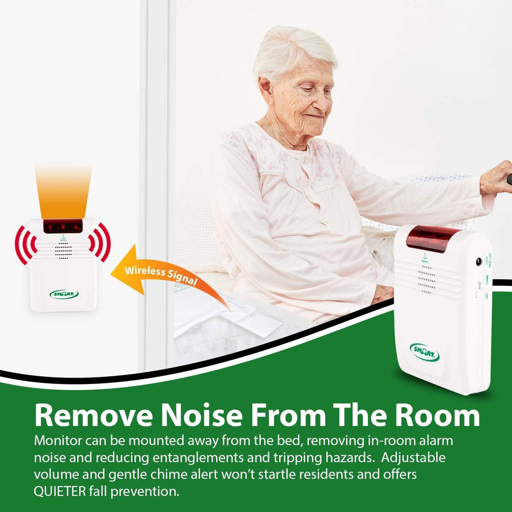 Wireless Bed Alarm System with Remote Alert Monitor R677