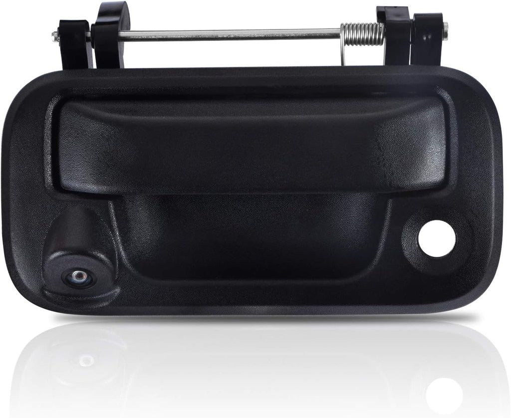 Black Tailgate Backup Reverse Handle with Backup Camera for Pickup Truck Pack of 2 Q50034
