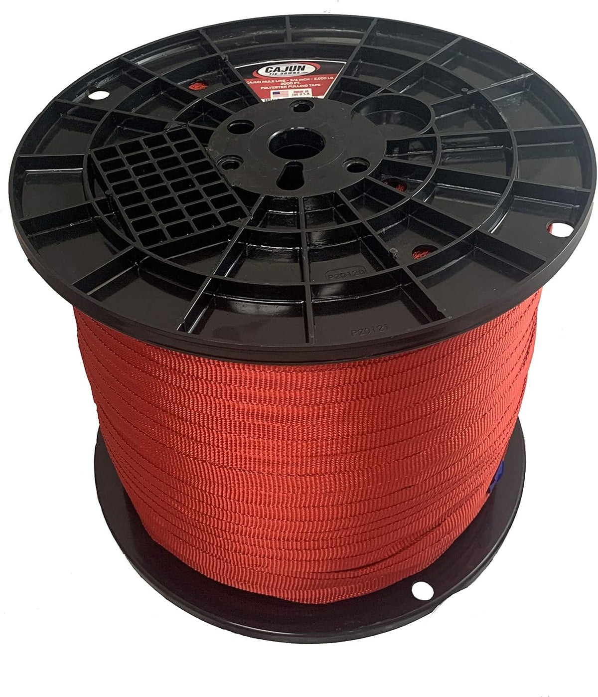 3/4 Inch Red Polyester Pulling Tape (500 Feet) Pack of 2 F960181