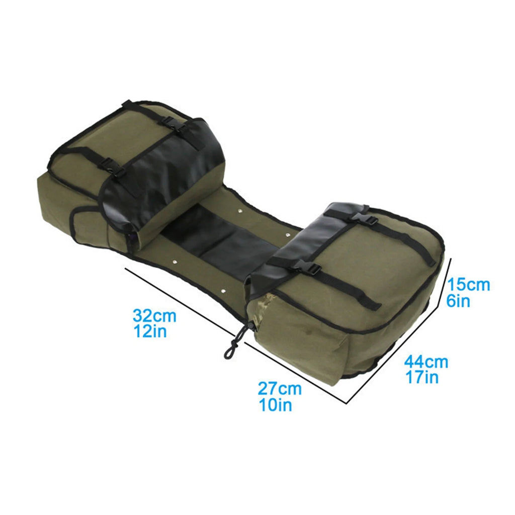 Waterproof Canvas Motorbike Saddle Bag D744