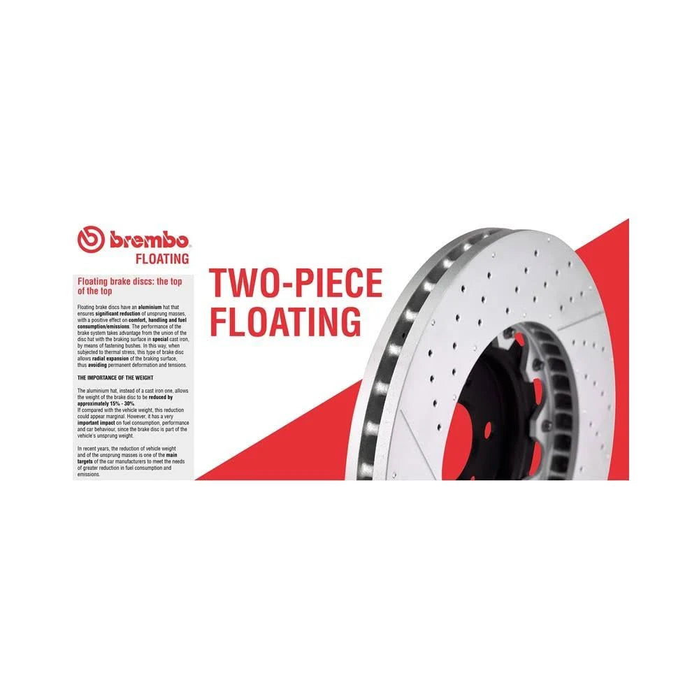 Floating Front Left Disc Brake Rotor J6779